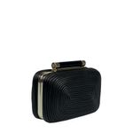 Mini-Clutch-Diane-Von-Furstenberg-Tonda-Couro-Preta