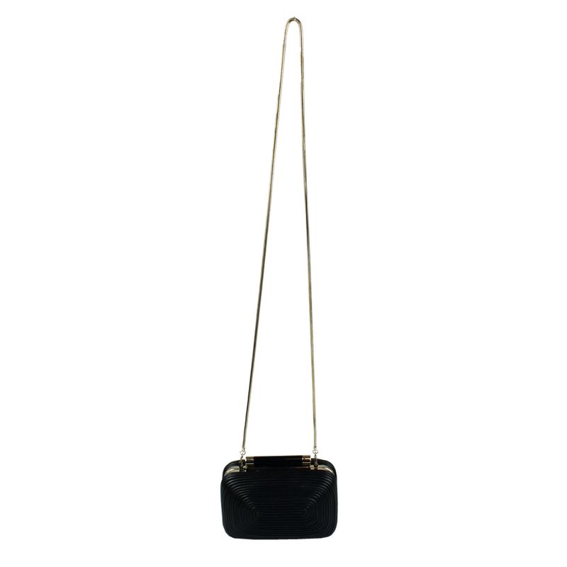Mini-Clutch-Diane-Von-Furstenberg-Tonda-Couro-Preta