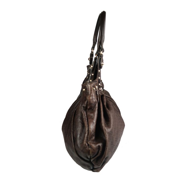 Bolsa-Gucci-Guccissima-Couro-Marrom-Escuro