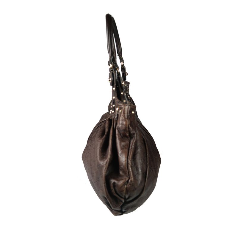 Bolsa-Gucci-Guccissima-Couro-Marrom-Escuro