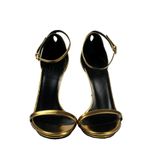 Sandalia-Gucci-Dourada-Salto-Bambu
