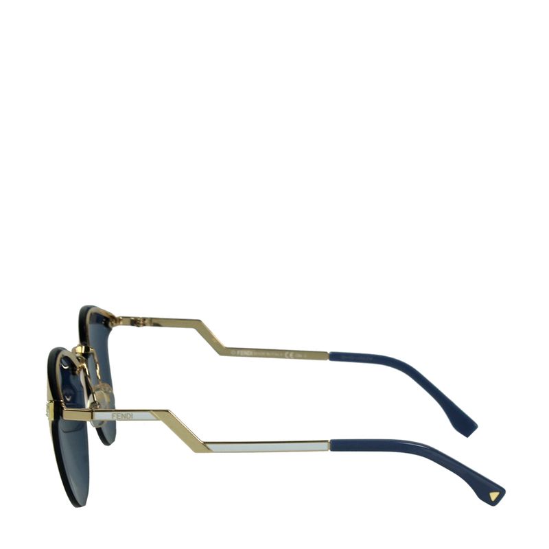 Oculos-Fendi-Espelhado-Dourado