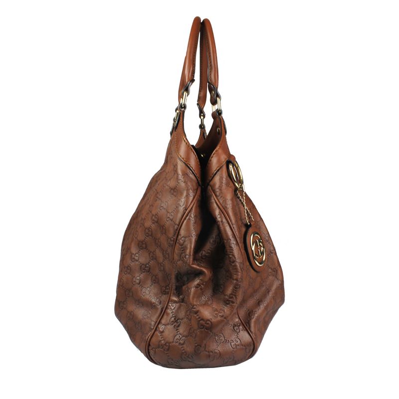 Bolsa-Gucci-Guccissima-Sukey-Couro-Marrom-Caramelo