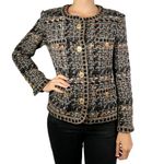 Blazer-Chanel-Tweed-Marrom-Azul-Marinho-e-Cinza