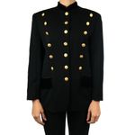 Blazer-DKNY-Vintage-Preto-com-Veludo