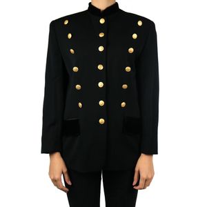 Blazer DKNY Vintage Preto com Veludo