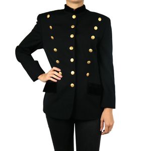 Blazer DKNY Vintage Preto com Veludo