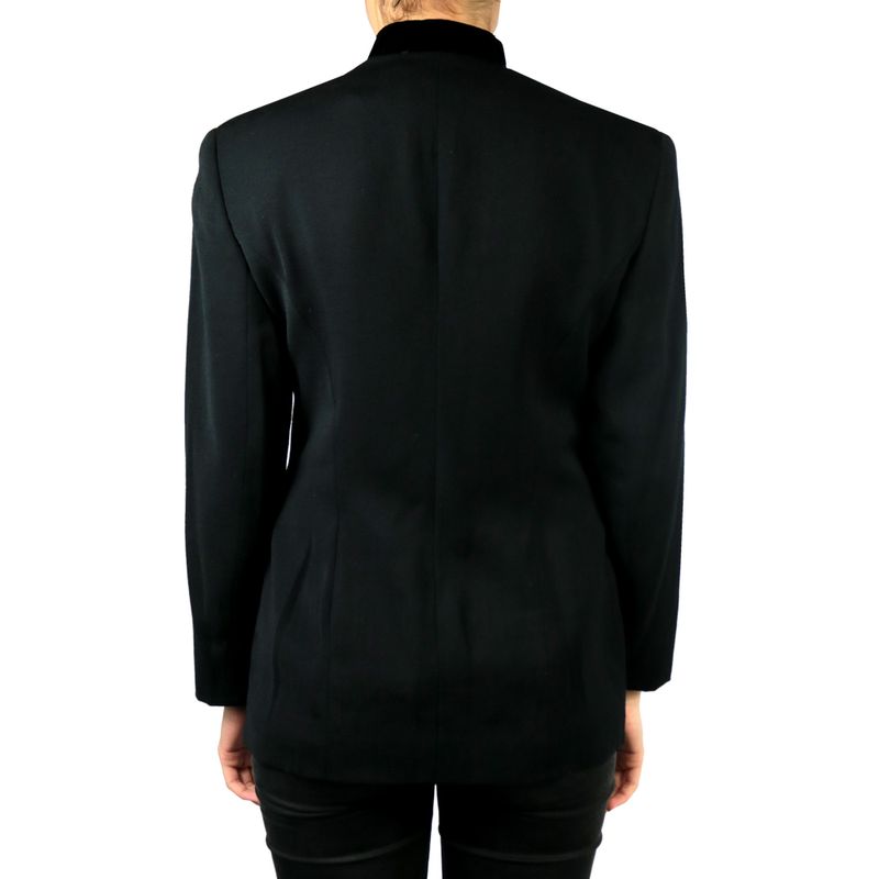 Blazer-DKNY-Vintage-Preto-com-Veludo