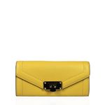 Carteira-Michael-Kors-Couro-Amarelo