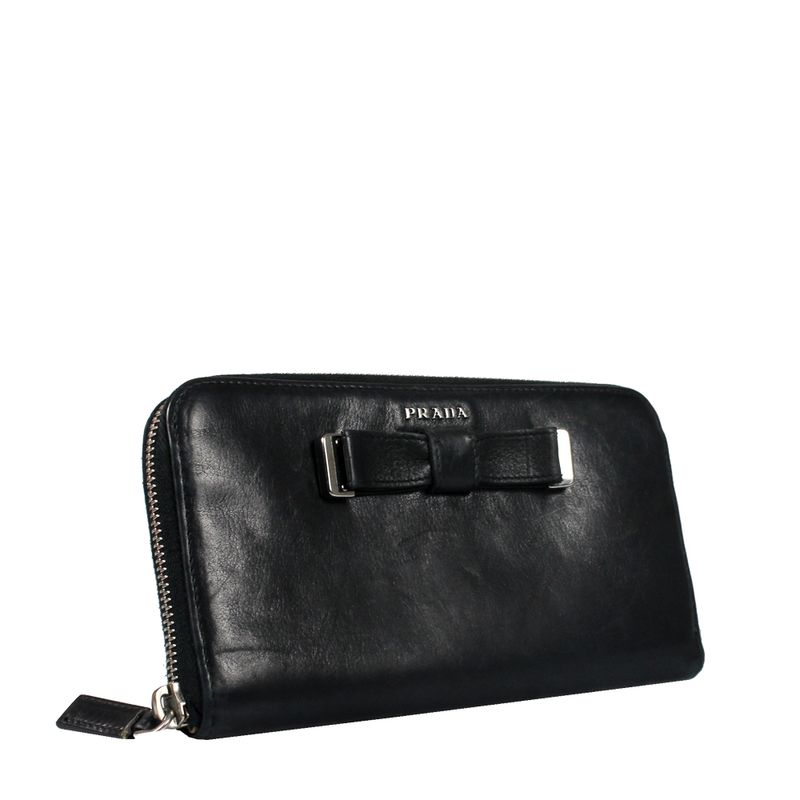 Carteira-Prada-Couro-Preto