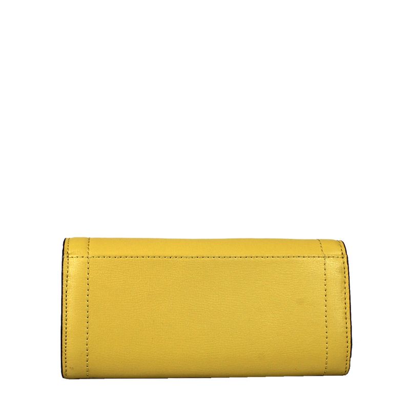 Carteira-Michael-Kors-Couro-Amarelo