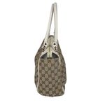 Bolsa-Gucci-Jacquard-Couro-Branco