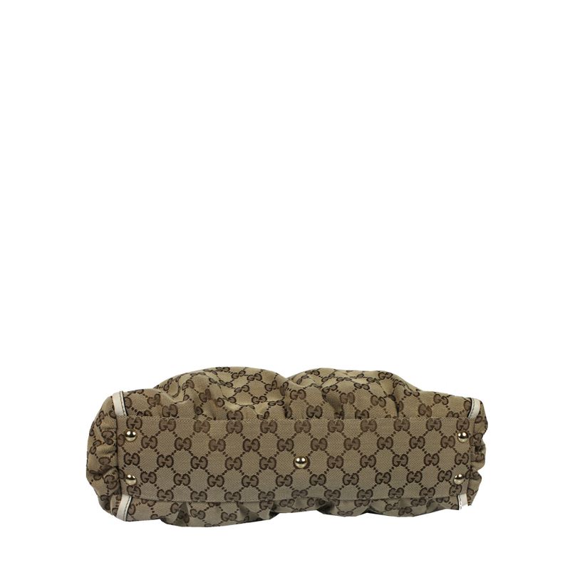Bolsa-Gucci-Jacquard-Couro-Branco