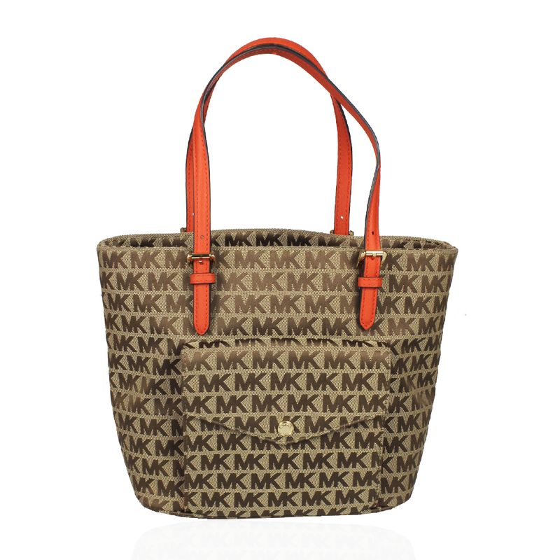 Bolsa-Michael-Kors-Couro-Laranja