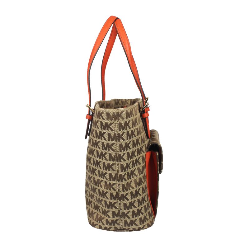 Bolsa-Michael-Kors-Couro-Laranja