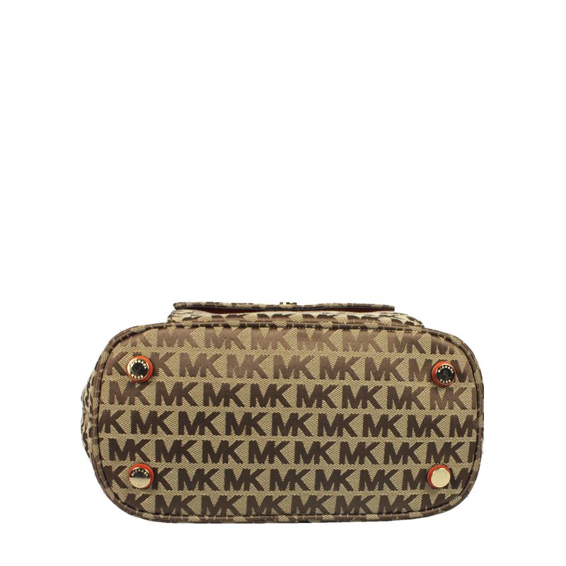 Bolsa-Michael-Kors-Couro-Laranja