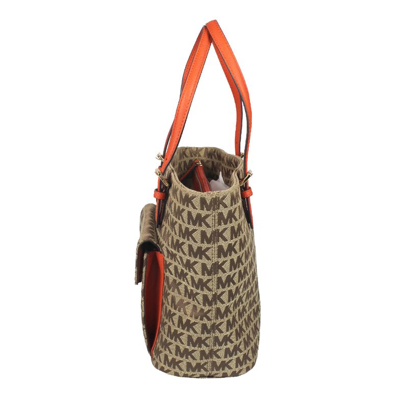 Bolsa-Michael-Kors-Couro-Laranja