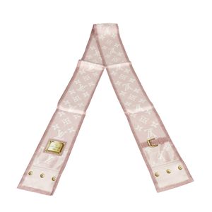 Lenço Louis Vuitton Fino Rosa