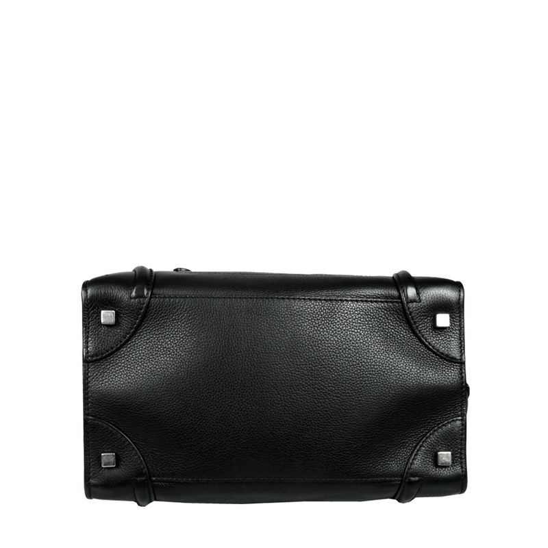 60876-Bolsa-Celine-Luggage-Couro-Preto