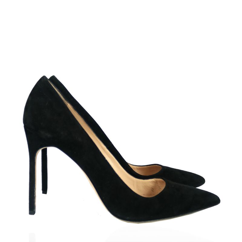 Scarpin-Manolo-Blahnik-Camurca-Preto