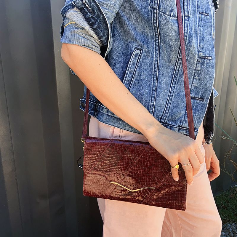 Bolsa-Python-Vinho-Vintage