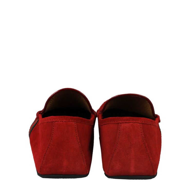 Mocassim-Gucci-Camurca-Vermelho