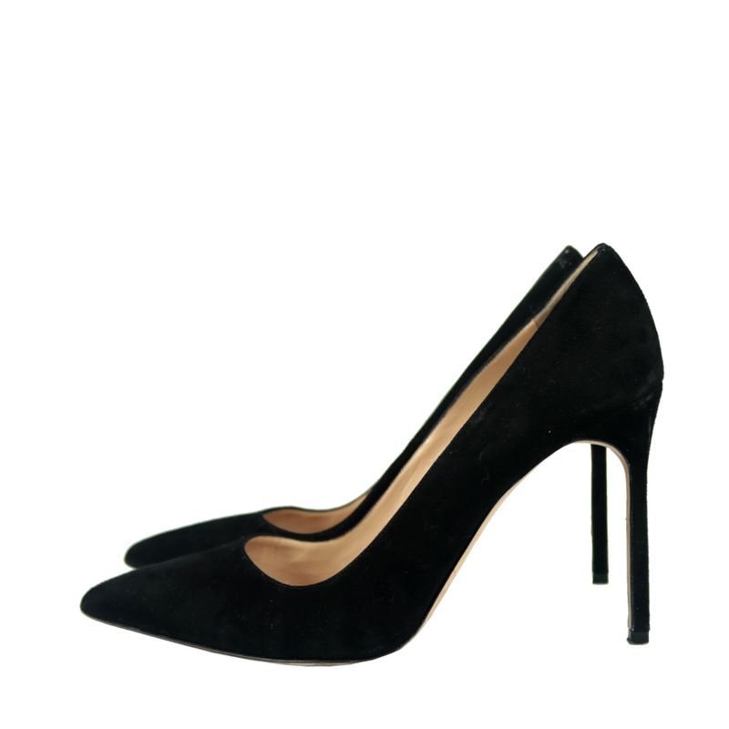 Scarpin-Manolo-Blahnik-Camurca-Preto