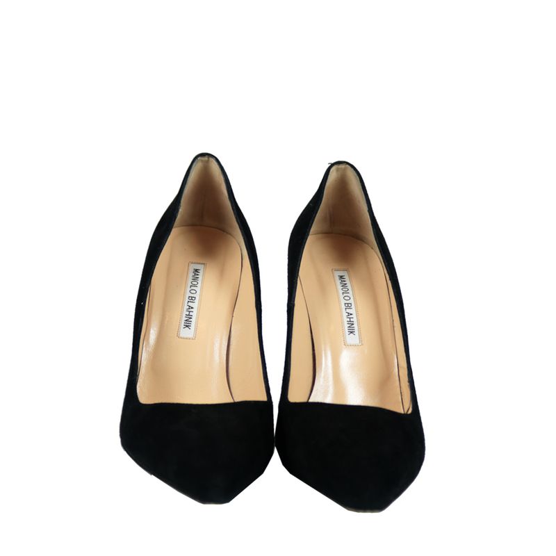 Scarpin-Manolo-Blahnik-Camurca-Preto