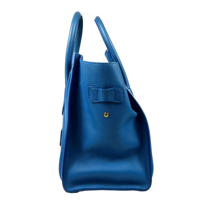 Bolsa-Celine-Luggage-Couro-Azul