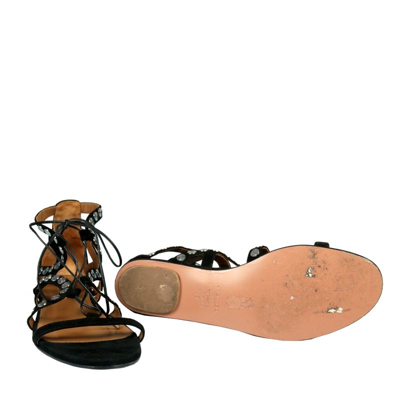 Sandalia-Rasteira-Aquazzura-Camurca-Preta