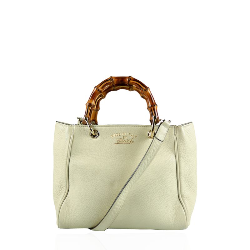 Mini-Bolsa-Gucci-Bamboo-Shopper-Branca
