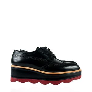 Sapato Prada Flatform Couro