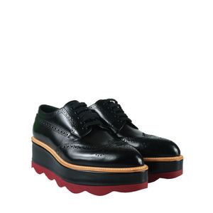 Sapato Prada Flatform Couro