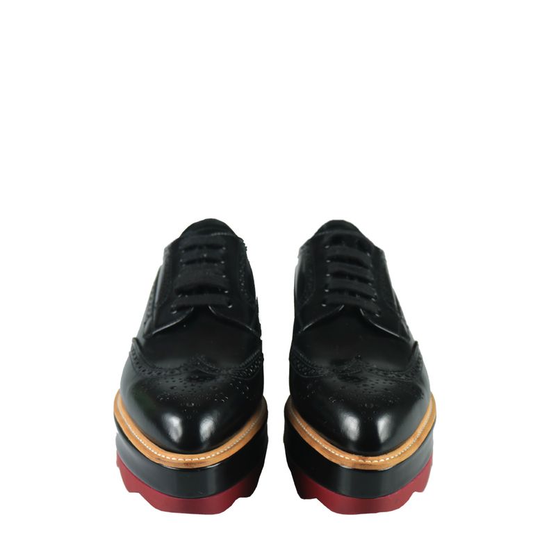 Sapato-Prada-Flatform-Couro