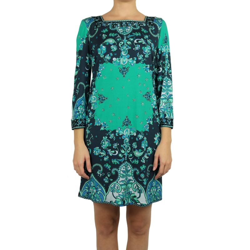 Vestido-Emilio-Pucci-Azul-Turquesa