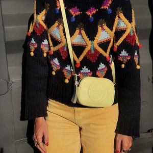 Bolsa Gucci Soho Disco Baby Amarela