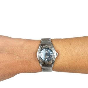 Relógio Breitling Prateado Madreperola Azul