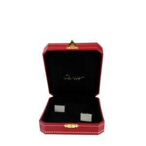 Par de Abotoaduras Cartier Prateada