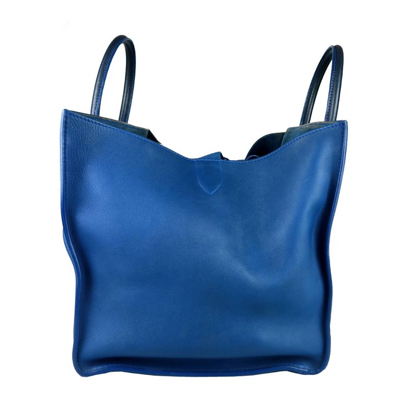 Bolsa-Celine-Luggage-Phanton-Couro-Azul