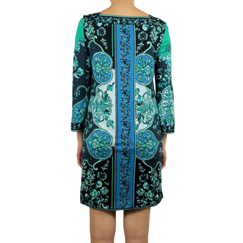 Vestido-Emilio-Pucci-Azul-Turquesa