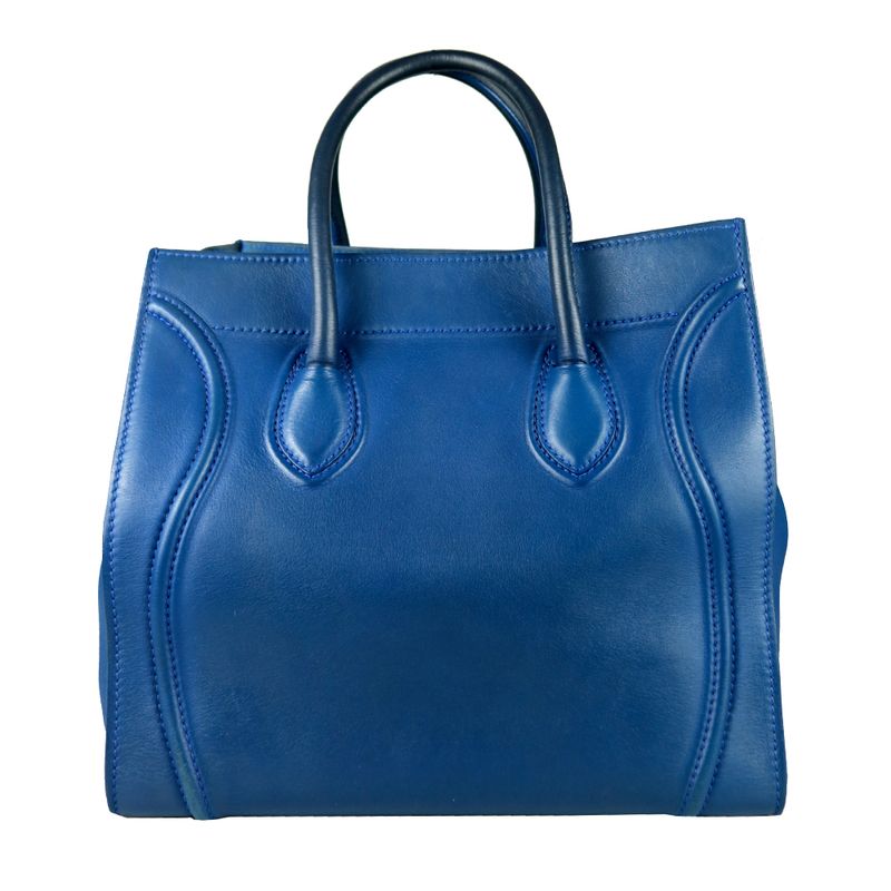 Bolsa-Celine-Luggage-Phanton-Couro-Azul