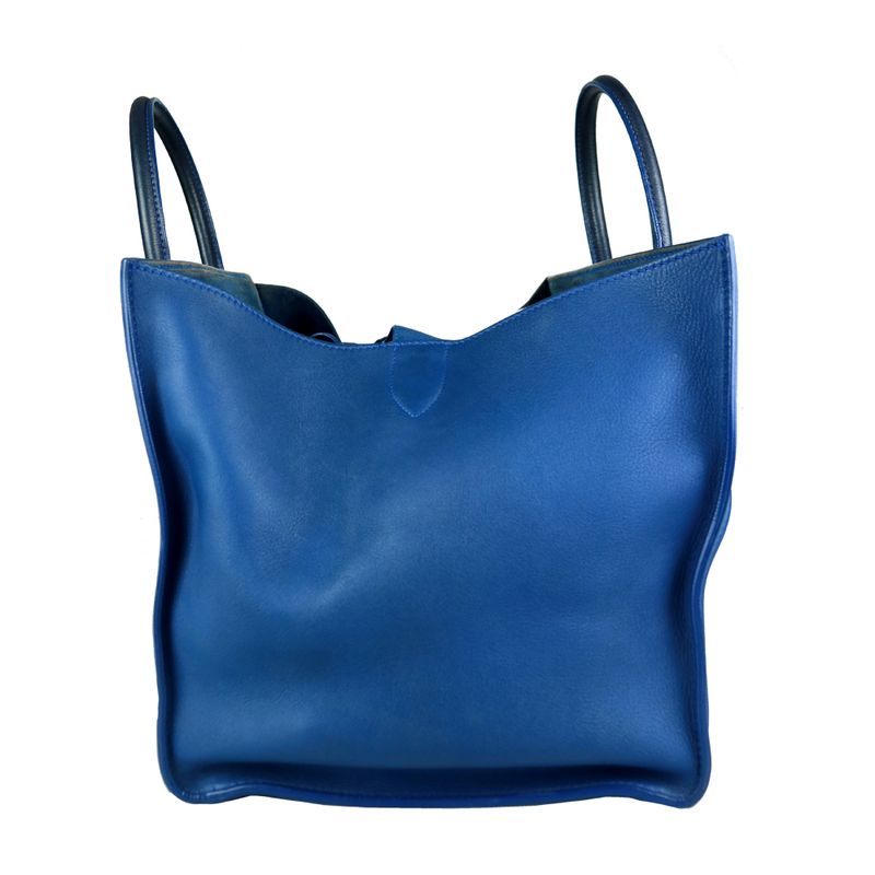 Bolsa-Celine-Luggage-Phanton-Couro-Azul