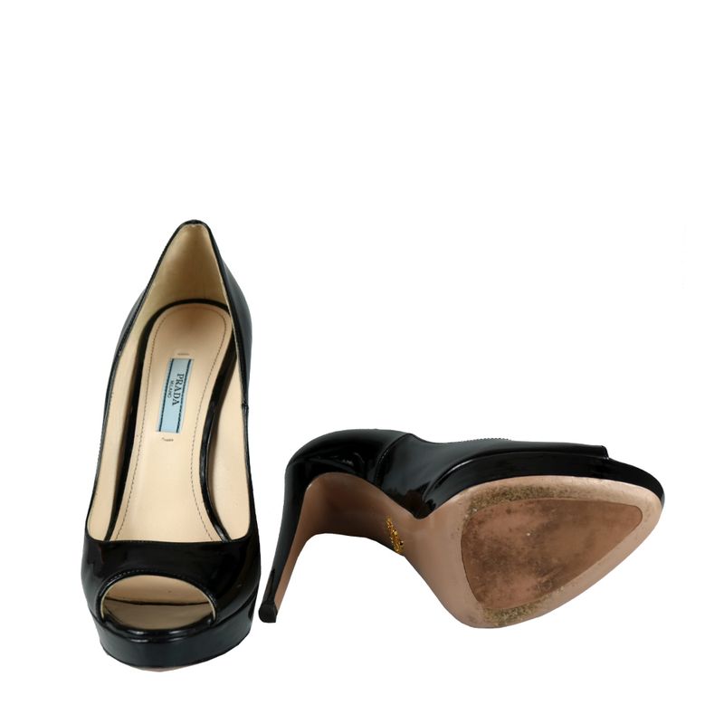 Peep-Toe-Prada-Verniz-Preto