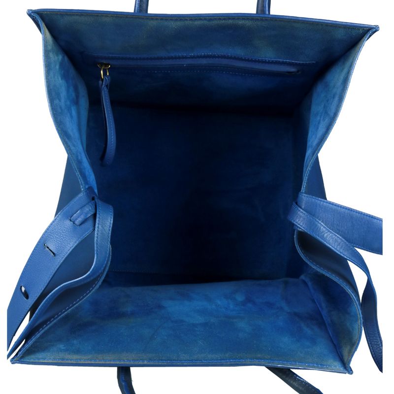Bolsa-Celine-Luggage-Phanton-Couro-Azul