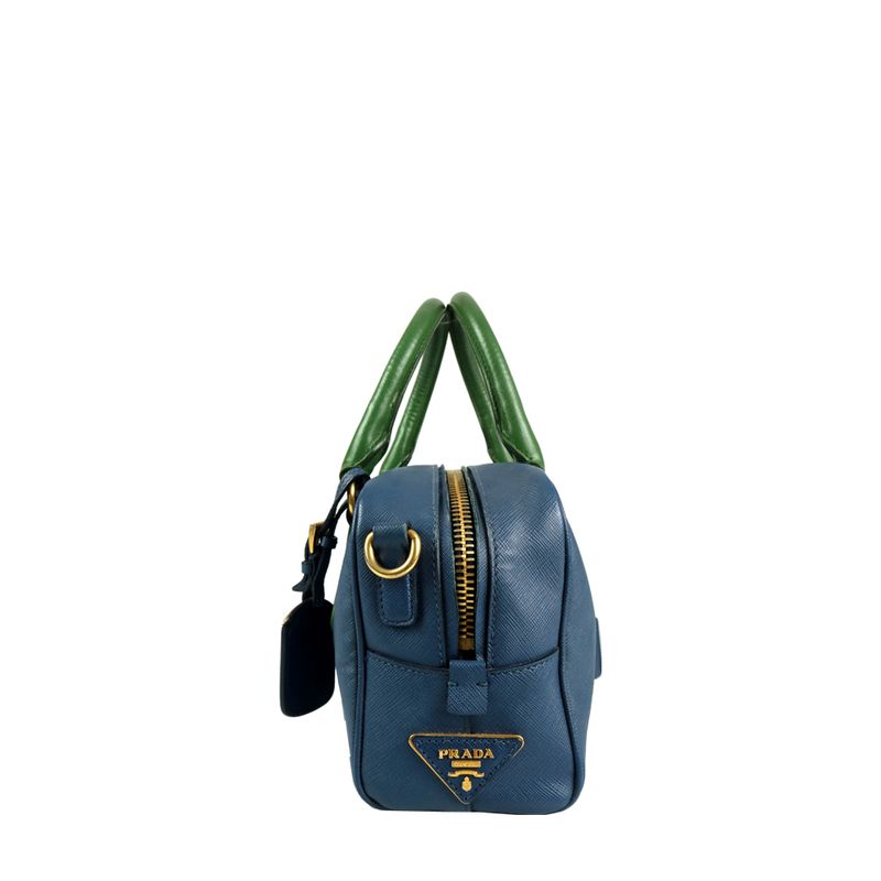Bolsa-Prada-Duffel-Saffiano-Bicolor
