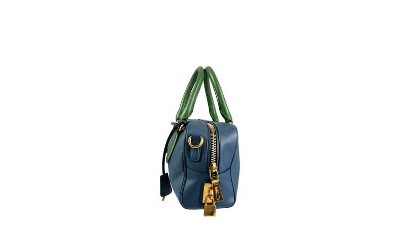 Bolsa Prada Boston Saffiano Bicolor