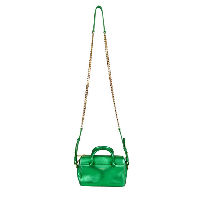 Bolsa-Saint-Laurent-Duffle-Baby-Verde