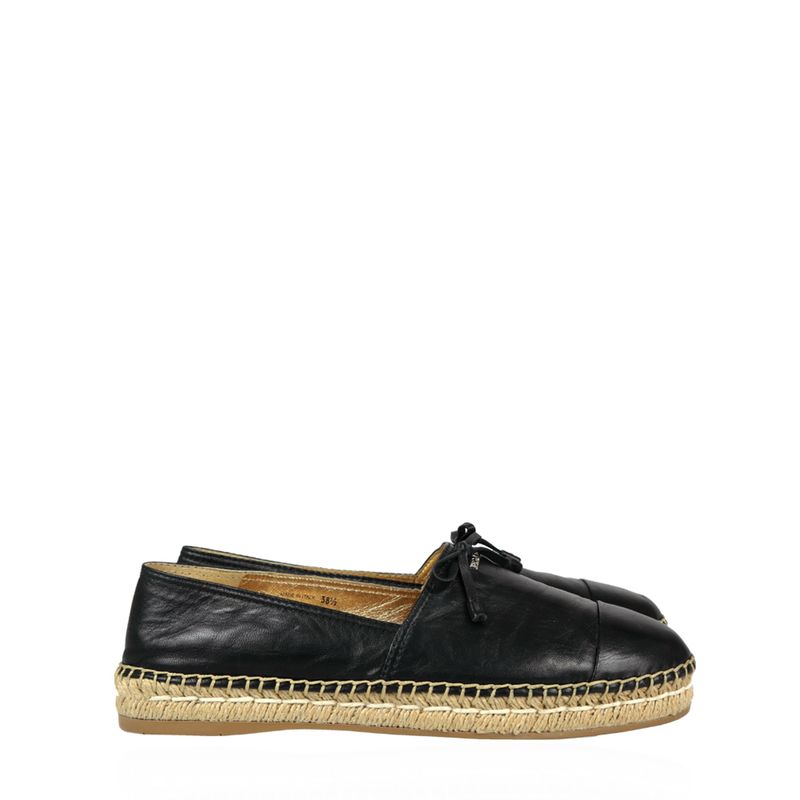 Espadrille-Prada-Couro-Preto