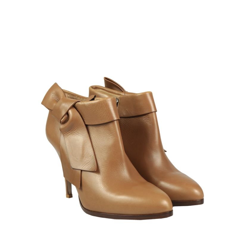 Ankle-Boot-Valentino-Couro-Bege
