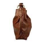 Bolsa-Gucci-Horsebit-Couro-Marrom-Grande